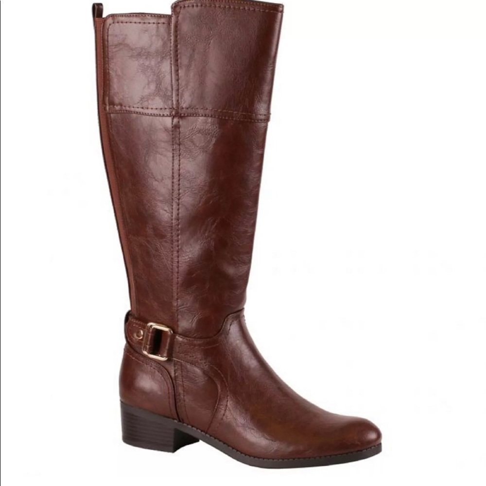 Women UNISA/ Marc Fisher TREYZA Brown riding boot